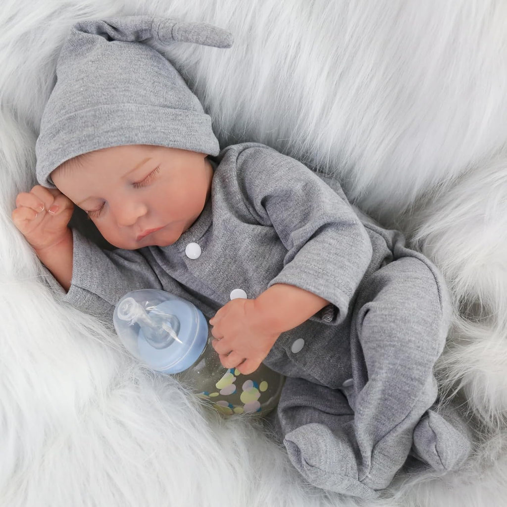 WOOROY Realistic Reborn Baby Doll Levi - 18 Inch Full Vinyl Boy Doll C312
