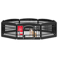 IRIS USA 24" 8-Panel Dog Playpen for Puppies & Small Dogs, White X20638
