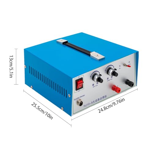 Jewelry Spot Welder, 500W Adjustable Pulse Welding Machine with Foot Pedal B1280