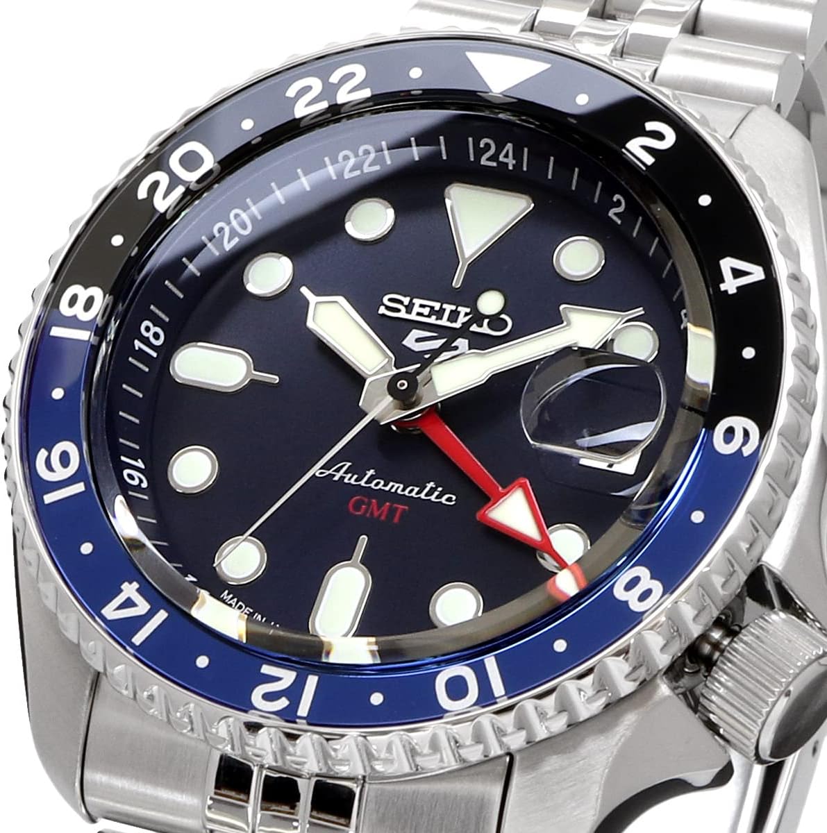 SEIKO SSK003 Men's 5 Sports GMT Automatic Watch L993
