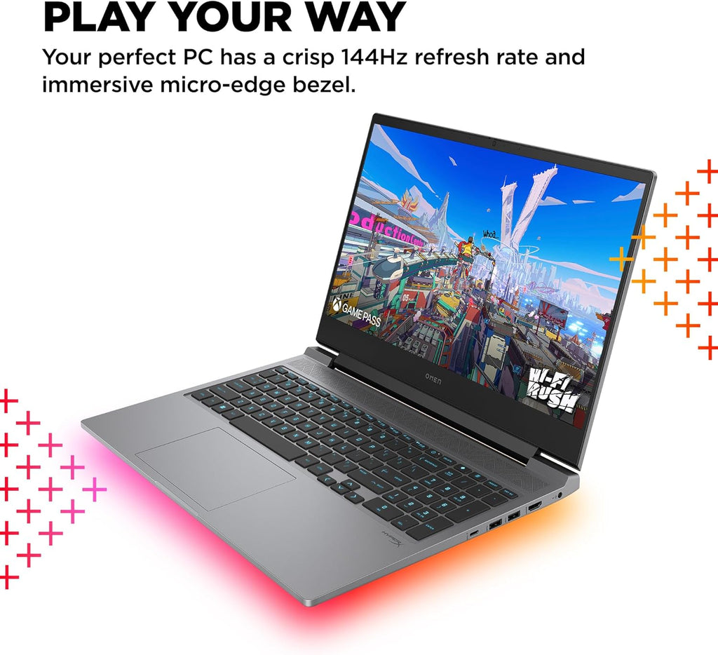 HP OMEN 16 inch Laptop, FHD 144Hz, Core i7, 16GB RAM, 512GB SSD, RTX 4060 Y94062