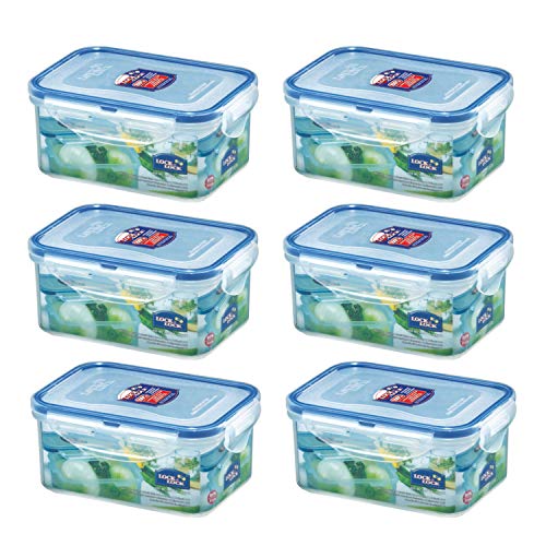 LOCK & LOCK Easy Essentials Food Storage Container Set, 4-Piece, Clear L75557
