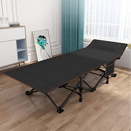 DoCred Folding Camping Cot with Mattress, 2 Pack, Heavy Duty for Adults, Portable with Carry Bag C814529