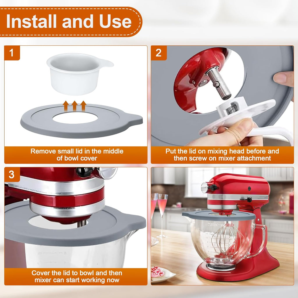 KitchenAid 5 Quart Tilt-Head Stand Mixer Bowl Covers O212267