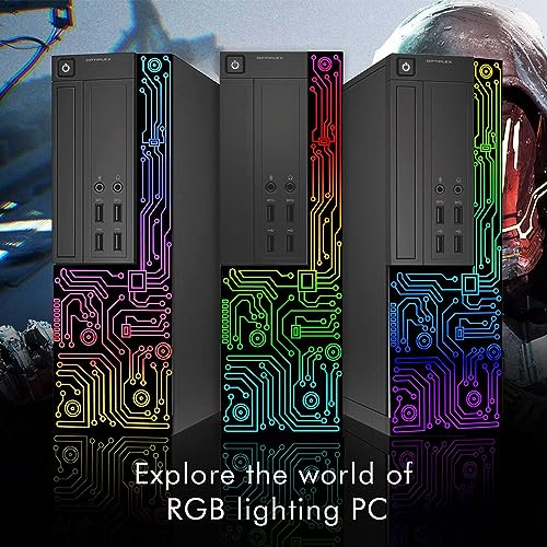 Dell RGB Gaming Desktop PC, Intel Core i5, 16GB RAM, 512GB SSD, 24" Monitor, Renewed I1938
