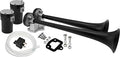 Vixen Horns Train Horn Kit for Trucks/Car/Motorcycle. Complete System with Dual Air Compressor, 2 Trumpets. Super Loud dB. Fits Vehicles Like Pickup/Semi/RV/SUV 12v Black VXH2112B