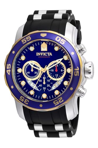 Invicta Men's 'Pro Diver' Quartz Stainless Steel and Silicone Watch