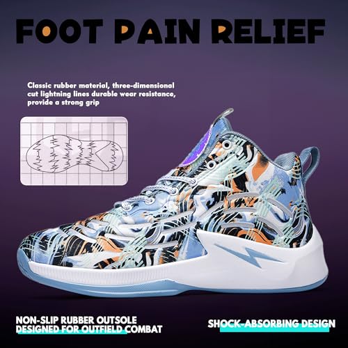 Men Basketball Shoes Breathable Non Slip Sneakers C917348