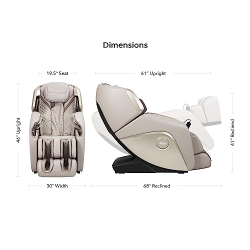 Titan Osaki 3D Elite Brown Full Body Massage Chair with Zero Gravity and Voice Control E29470