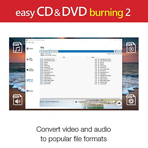 Corel Easy CD & DVD Burning 2 | Disc Burner & Video Capture [PC Disc] T3876