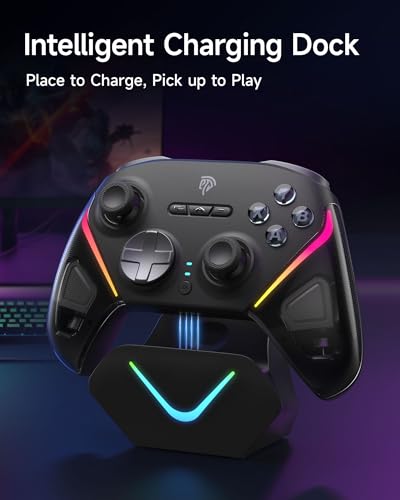 EasySMX D10 Wireless Gaming Controller with Charging Dock for PC/Switch/iOS/Android TV A757