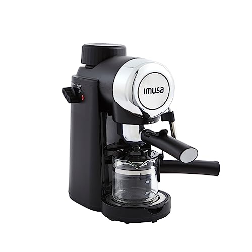 Imusa 4 Cup Epic Electric Espresso/Cappuccino Maker (Cafe Cubano, Cortadito, Colada, Cafe con Leche), Red
