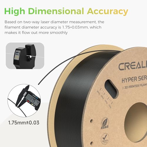 Creality PLA Plus Filament 1.75mm Rainbow Multicolor 1KG Spool O376011