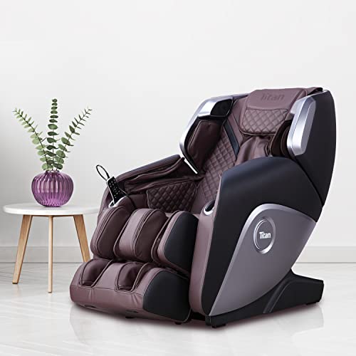 Titan Osaki 3D Elite | Brown | Full Body Massage Chair | Zero Gravity Function | Multiple Massage Techniques| Intelligent Voice Control | Specialized Foot & Calf Roller | Voice Recognition