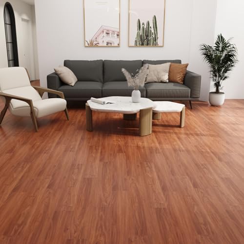 Self Adhesive Vinyl Flooring Planks Wood Effect Waterproof Grey 36pcs U963416