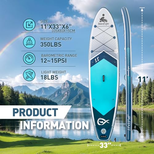 InnoExpo Inflatable Stand Up Paddle Board with Premium Accessories C20354