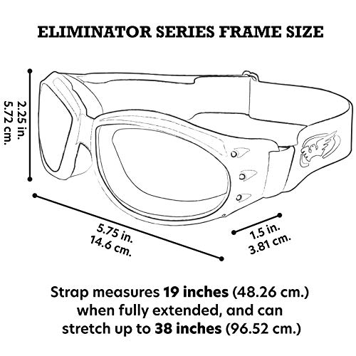 Global Vision Eliminator Padded Motorcycle Dirt Bike Goggles Bundle Day Night E63400
