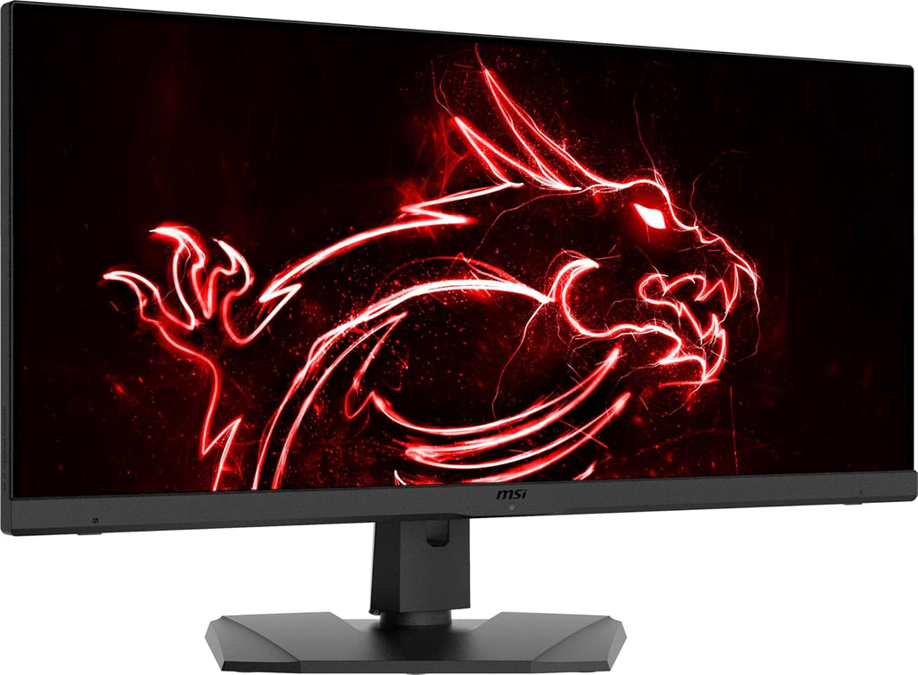 MSI MPG341QR, 34" Gaming Monitor, 3440 x 1440 (UWQHD), IPS, 1ms, 144Hz, G-Sync Compatible, HDR 400, HDMI, Displayport, USB Type-C, Tilt, Swivel, Height Adjustable,Black