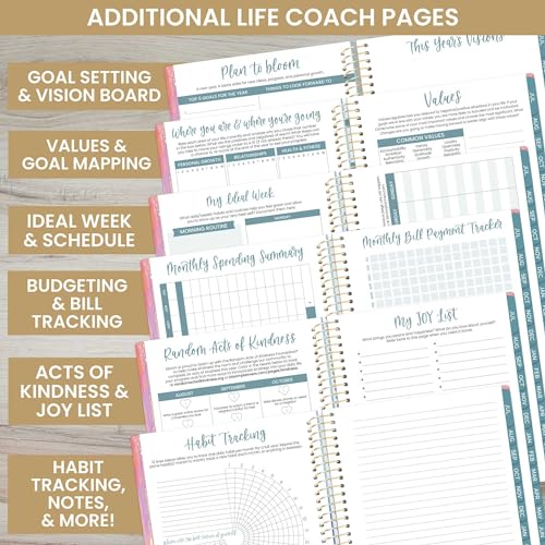 bloom daily planners 2024-2025 Academic Year Day Planner, Weekly/Monthly Dated Organizer K713134