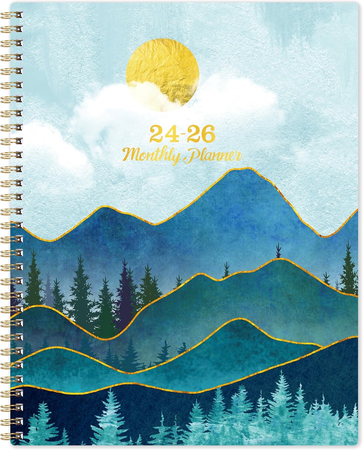 2024-2026 Monthly Planner - JUL. 2024 - JUN. 2026, Monthly Planner 2024-2026, 9" × 11", 2-Year Monthly Planner with Flexible Cover, Perfect for Life Organizing