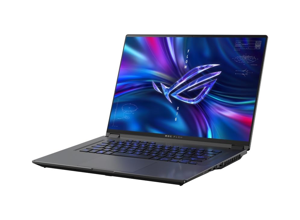 Convertible ROG Flow X16 QHD Touchscreen RTX 4060 (14-core i9-13900H, 32GB DDR5 RAM, 1TB SSD, 16 inch 240Hz HDR Nebula Touch, Windows 11 Pro) - Best 2024 Creator Gaming Tablet Laptop 2-in-1