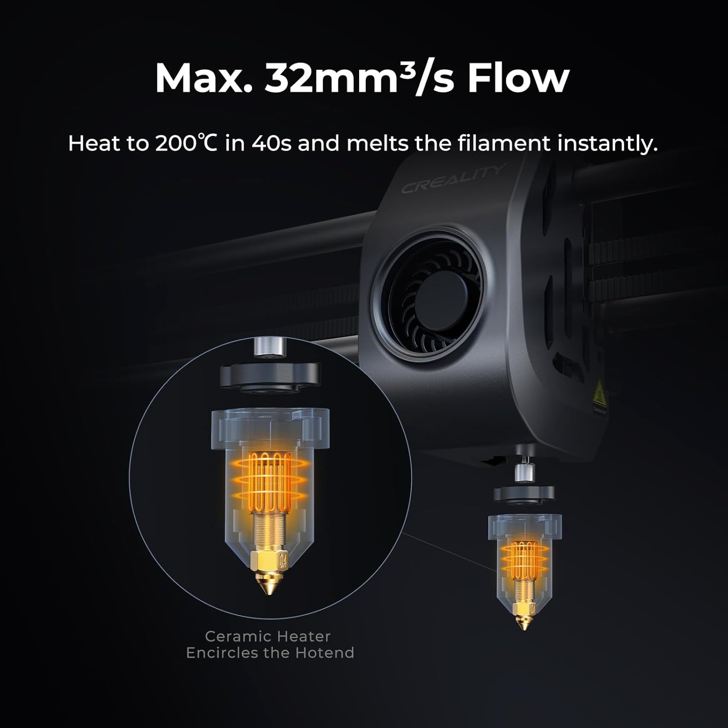 Creality K1 Max 3D Printer with High-Speed PLA Filament Grey B2804