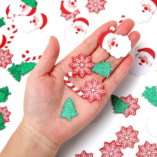 MARFOREVER Christmas Confetti Glitter Tree Table Decorations F780213