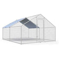 iclbc Large Metal Chicken Coop Walk-in Poultry Cage Chicken Run Pen Dog Kennel Duck House with Waterproof and Anti-Ultraviolet Cover for Outdoor Farm - Pet Supplies online store