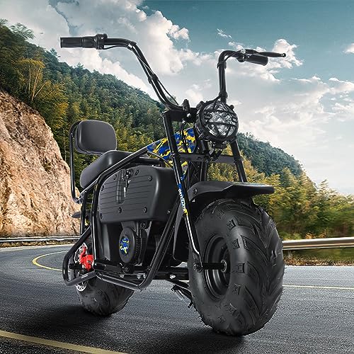 Oryxearth Electric Mini Dirt Bike 36V 1000W for Kids, Camo Blue & Yellow V8523