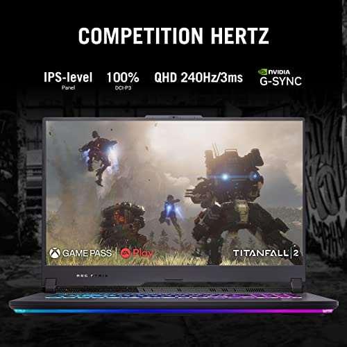 ASUS ROG Strix G17 (2023) Gaming Laptop, 17.3” QHD 240Hz, RTX 4070, Ryzen 9, 16GB DDR5, 1TB SSD, Windows 11 I270235