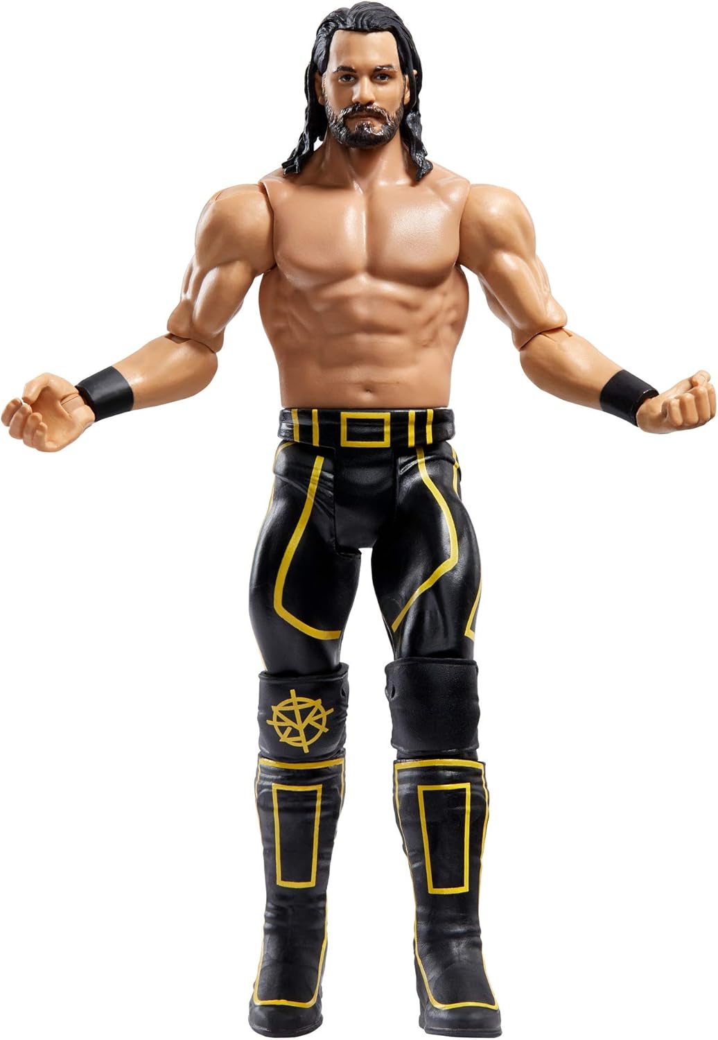 ​WWE Seth Rollins Wrestlemania 6-inch Action Figure with Articulation, Life-Like Detail and Authentic Ring Gear