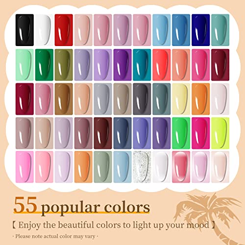 JODSONE Gel Nail Polish Kit with Mini UV LED Lamp M35191