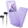 64GB MP3 Player with Bluetooth 5.3, AGPTEK 2.4 inch Screen Portable Music Player with Speaker, FM Radio, Voice Recorder, Real Built-in 64GB, Supports Expanded Up to 128GB