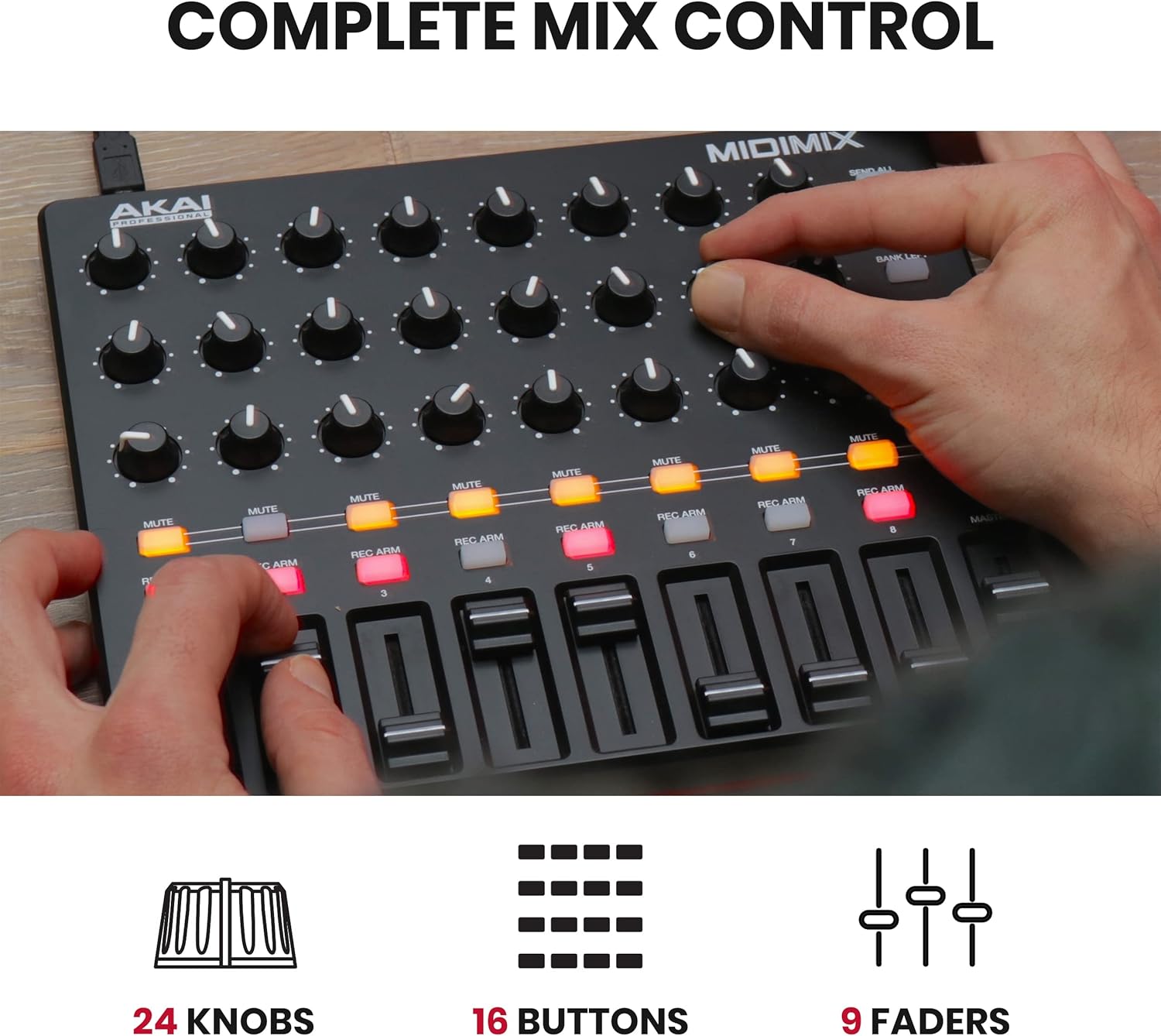 AKAI Professional MIDImix USB MIDI Controller Mixer D87544