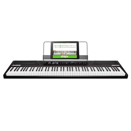 Alesis Recital 88 Key Digital Piano Keyboard with Semi Weighted Keys Q3138