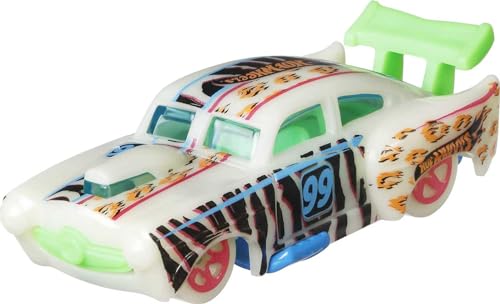 Hot Wheels Monster Trucks Gunkster Glow-in-The-Dark 1:64 Scale Playset I532010