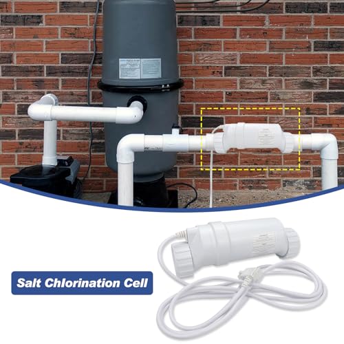 Salt Cell Pool Chlorine Generator Replacement for Swimming Pools up to 15,000 Gallons O555