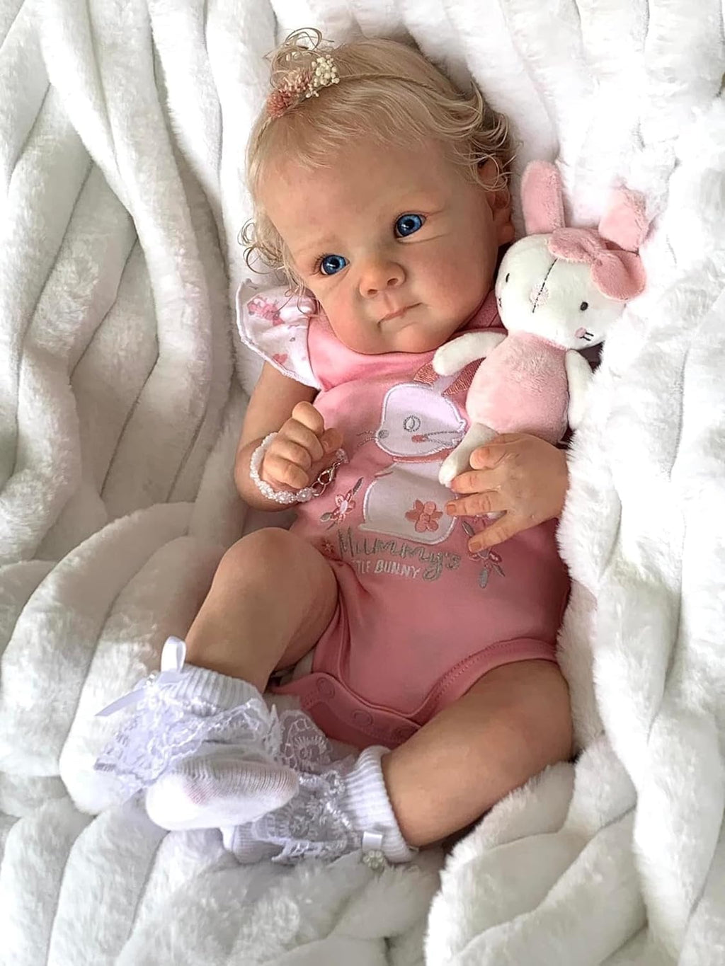 Anano Reborn Baby Doll Bettie 18 Inch Soft Silicone Full Body Girl P286