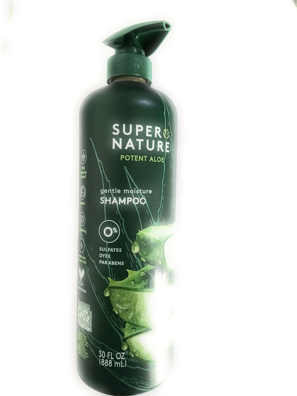 Super Nature Potent Aloe Gentle Moisture Shampoo 30 Fl Oz Q42227