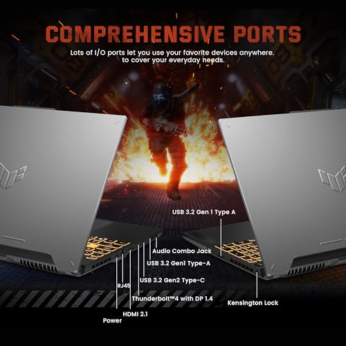 Asus TUF F15 Gaming Laptop 15.6" FHD 144Hz i7-12700H 16GB RAM 1TB SSD RTX 4070, Grey F826939