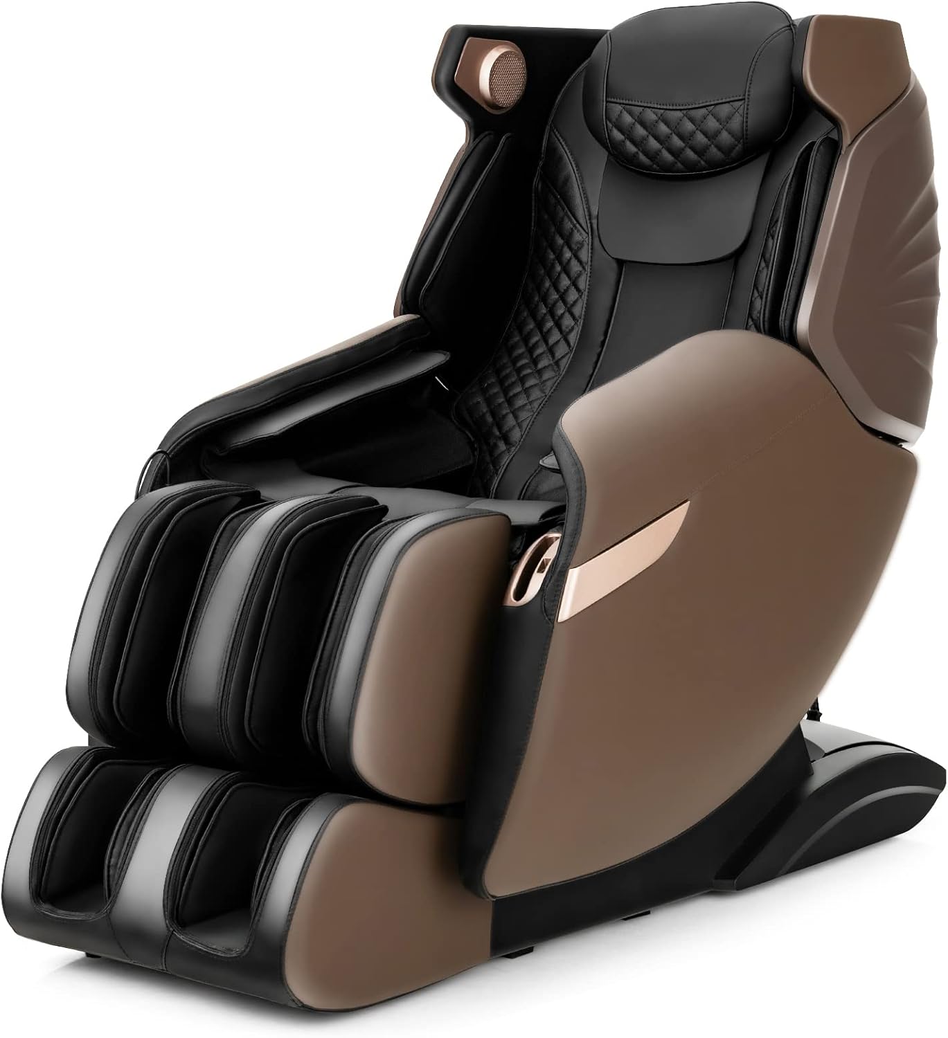 Giantex Massage Chair Full Body - 3D Electric Zero Gravity Shiatsu Massage Recliner Chair with 55” SL Track, Waist Heaters, Airbag Massage, Foot Rollers, 4 Auto Modes, Blue-tooth Speaker