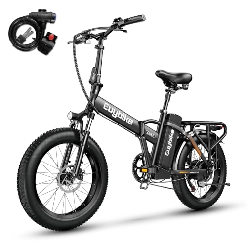 1000W Folding Electric Bike 48V 20AH Removable Battery 20" Fat Tire for Adults S359635
