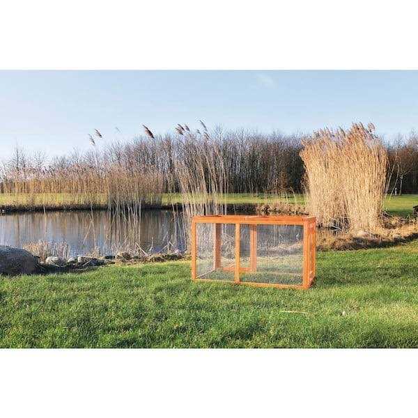 iclbc Large Metal Chicken Coop Walk-in Poultry Cage with Waterproof Cover T9599