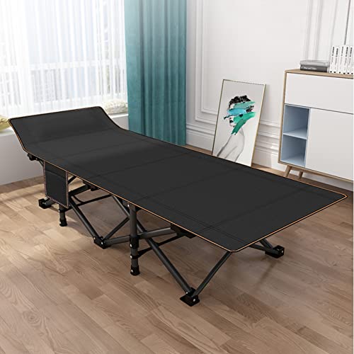 DoCred Folding Camping Cot with Mattress, 2 Pack, Heavy Duty for Adults, Portable with Carry Bag C814529