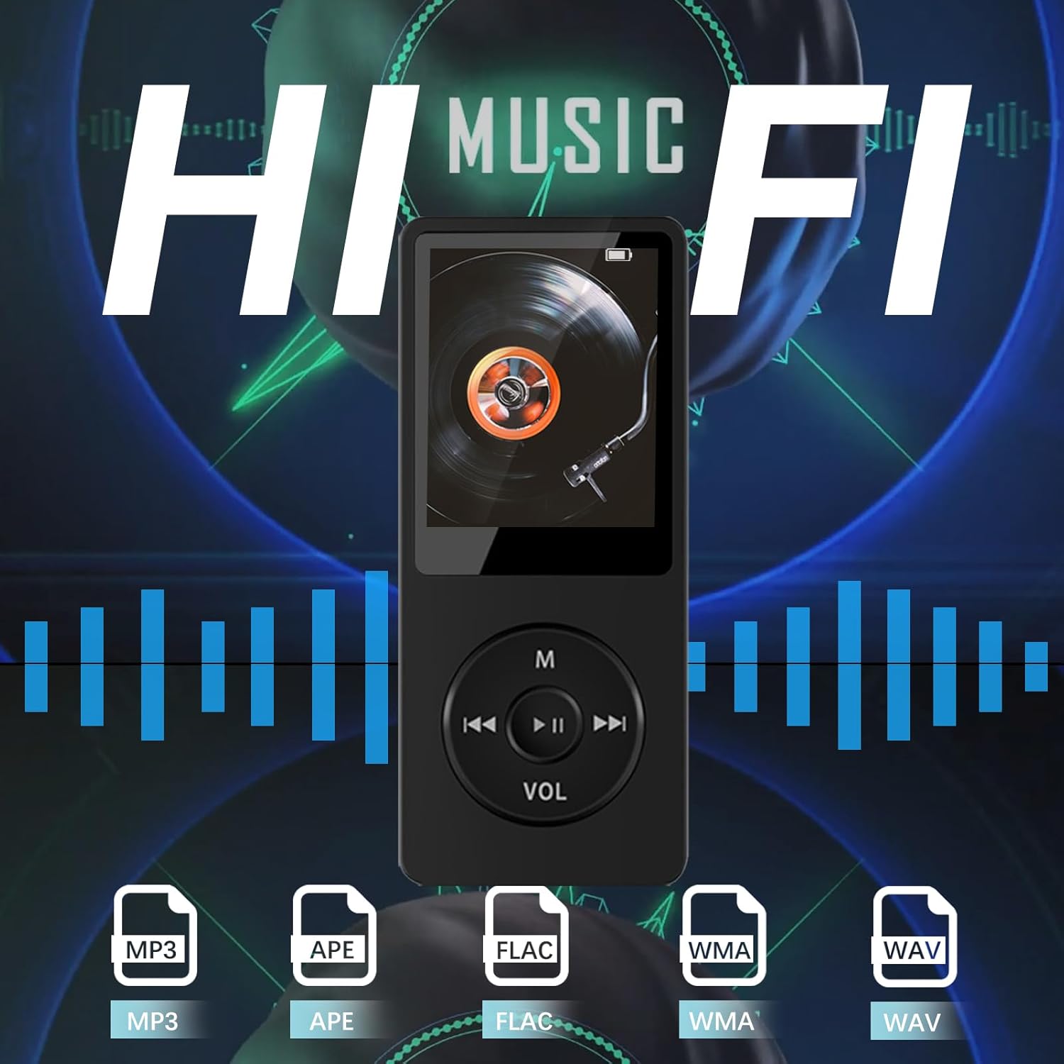 SKYBESS 32GB Bluetooth MP3 Player with Speaker, FM Radio, Voice Recorder Q81223
