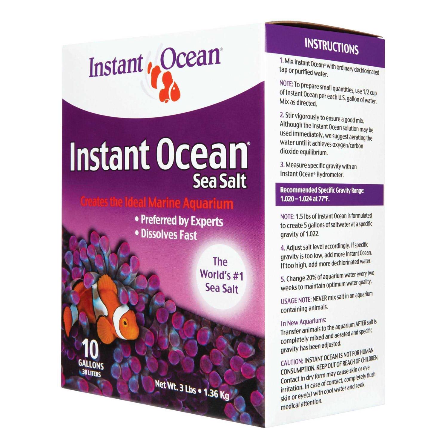 Instant Ocean Sea Salt for Marine Aquariums Y69698