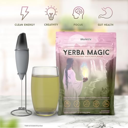 Yerba Magic Pina Colada Yerba Mate Instant Tea Powder, 3-in-1 Super Drink, 30 Servings K645