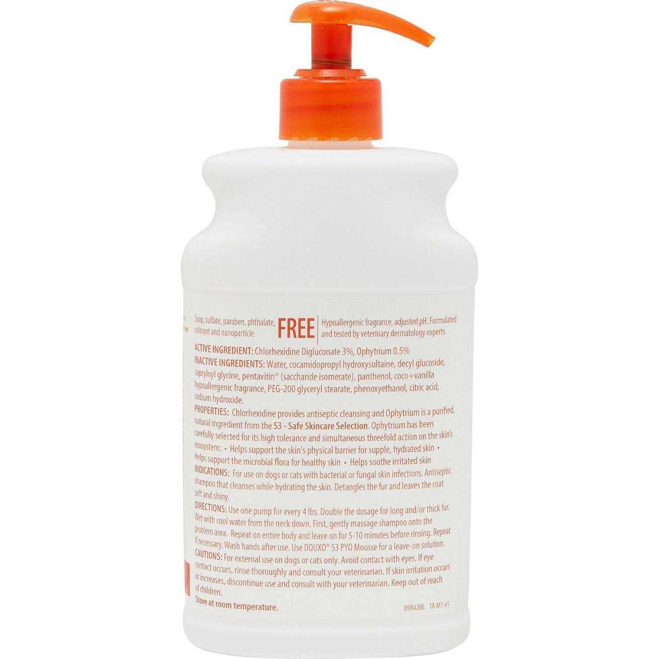 Douxo S3 PYO Shampoo 16.9 oz O841796
