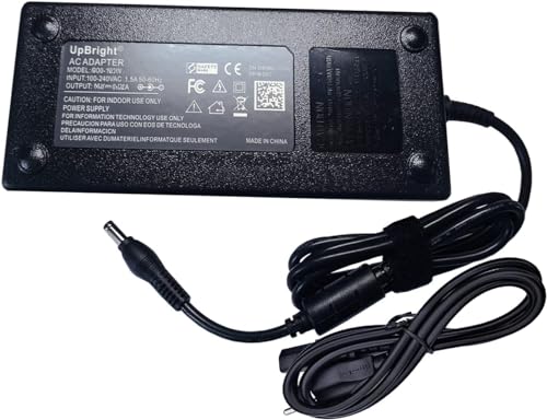 UpBright New AC/DC Adapter Compatible with Jackery Explorer 1000 E1000 Portable Power Station 1002Wh Solar Generator 46.4Ah 21.6V Lithium-ion Battery 12V-30V Supply Charger PSU (12V 5A 60W Charger)