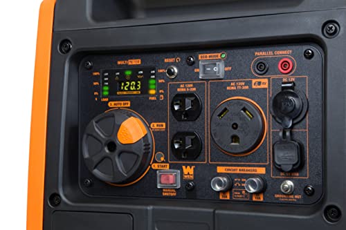 WEN DF450i 4500-Watt Dual RV-Ready Portable Inverter Generator F544